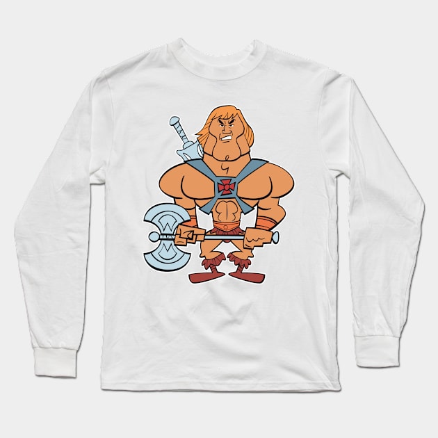 He-Man Long Sleeve T-Shirt by Fritsch